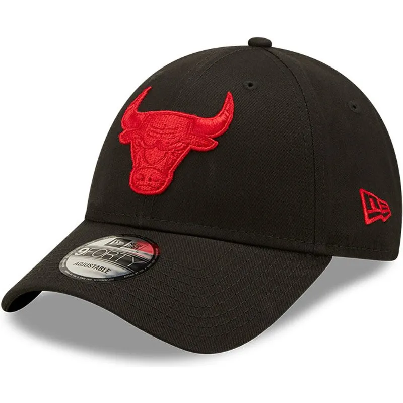 kepsar-curva-svart-justerbart-band-9forty-neon-pack-fran-chicago-bulls-nba-av-new-era