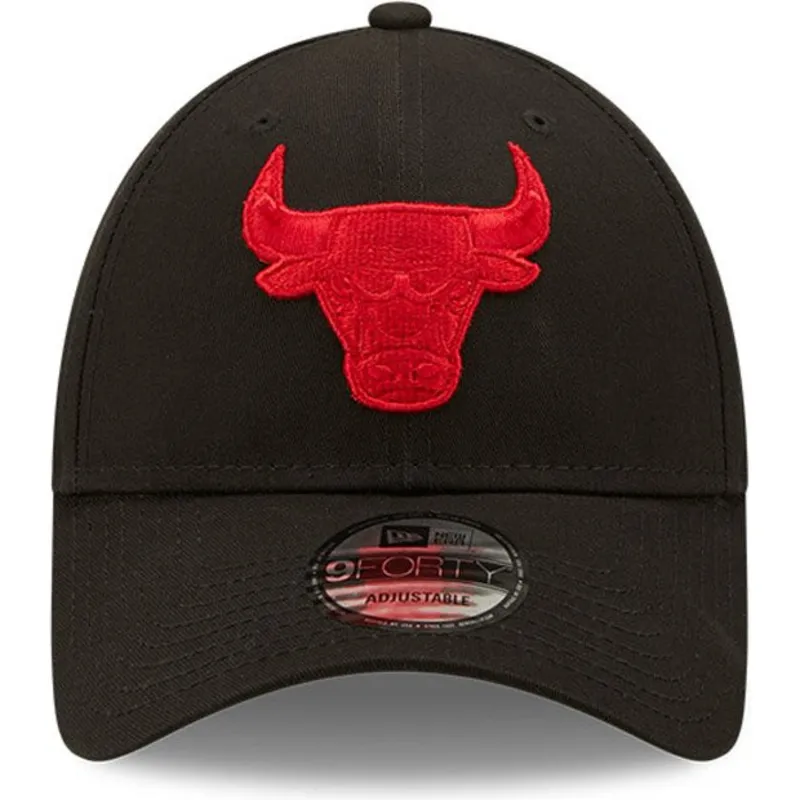 kepsar-curva-svart-justerbart-band-9forty-neon-pack-fran-chicago-bulls-nba-av-new-era