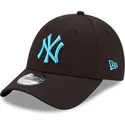 justerbar-svart-bojd-keps-med-bla-logotyp-9forty-neon-pack-av-new-york-yankees-mlb-fran-new-era