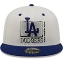 los-angeles-dodgers-mlb-new-era-gra-och-bla-snapback-platt-keps-9fifty-white-crown