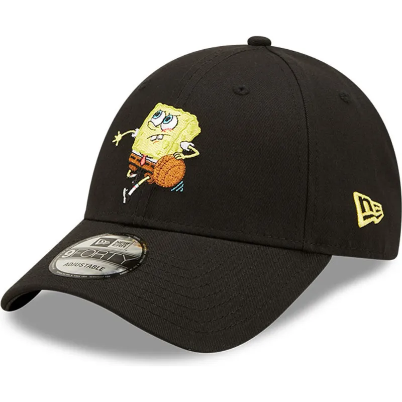 kepsar-curva-svart-justerbart-band-9forty-sporty-fran-bob-esponja-av-new-era
