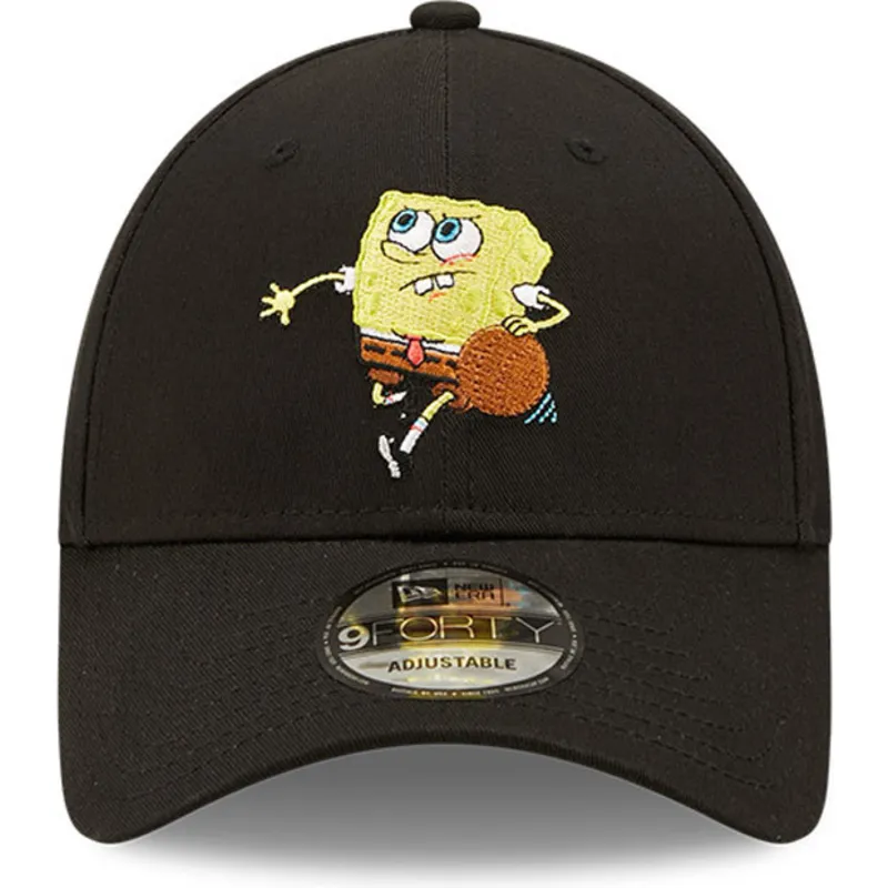 kepsar-curva-svart-justerbart-band-9forty-sporty-fran-bob-esponja-av-new-era