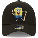 svart-a-frame-sporty-truckerkeps-med-svampbob-fyrkant-fran-new-era