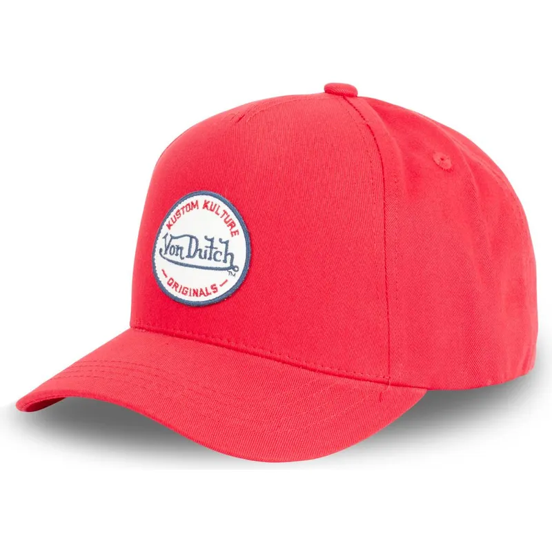 rod-bojd-keps-snapback-kustom-kulture-col-red1-fran-von-dutch