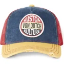 von-dutch-kustom-kulture-kus-marinbla-rod-och-brun-truckerkeps