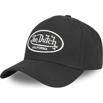 Justerbar svart böjd keps LOFB 6 från Von Dutch