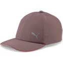 puma-curved-brim-essentials-running-purple-adjustable-cap