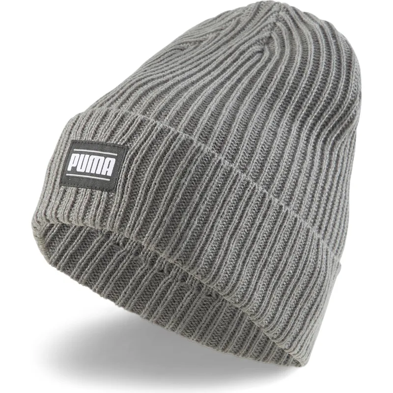 gorro-gris-ribbed-classic-cuff-fran-puma