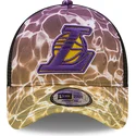 kepsar-curva-flerfargad-snapback-a-frame-summer-city-fran-los-angeles-lakers-nba-av-new-era