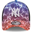 kepsar-curva-flerfargad-snapback-a-frame-summer-city-fran-new-york-yankees-mlb-av-new-era