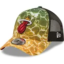 kepsar-curva-flerfargad-snapback-a-frame-summer-city-fran-miami-heat-nba-av-new-era