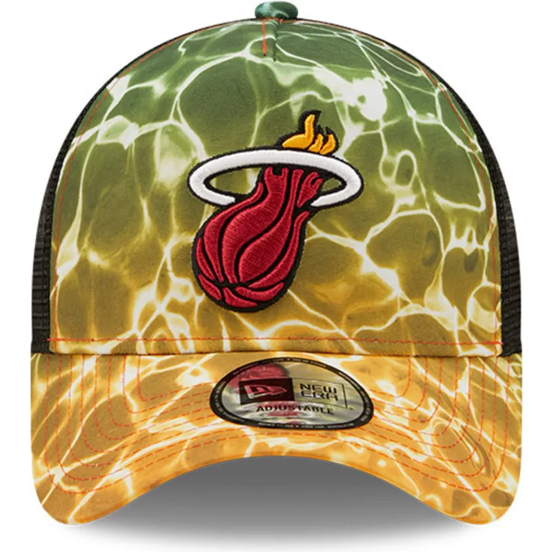 kepsar-curva-flerfargad-snapback-a-frame-summer-city-fran-miami-heat-nba-av-new-era