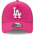 rosa-los-angeles-dodgers-mlb-a-frame-tonal-mesh-truckerkeps-fran-new-era