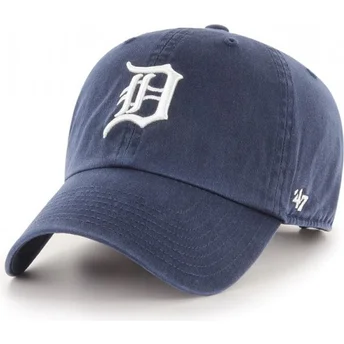 gorra-curva-azul-marino-de-detroit-tigers-mlb-clean-up-de-47-brand