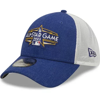 Blå och vit justerbar truckerkeps 39THIRTY All Star Game Logo från Los Angeles Dodgers MLB av New Era