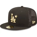 svart-justerbar-platt-truckerkeps-med-guldlogotyp-59fifty-all-star-game-los-angeles-dodgers-mlb-fran-new-era