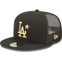 los-angeles-dodgers-mlb-new-era-9fifty-all-star-game-svart-platt-truckerkeps-med-guldlogo
