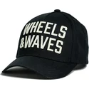 svart-bojd-keps-snapback-classic-ww22-fran-wheels-and-waves
