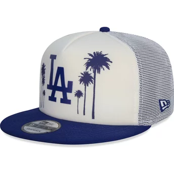 Vit och blå platt truckerkeps snapback 9FIFTY All Star Game från Los Angeles Dodgers MLB av New Era