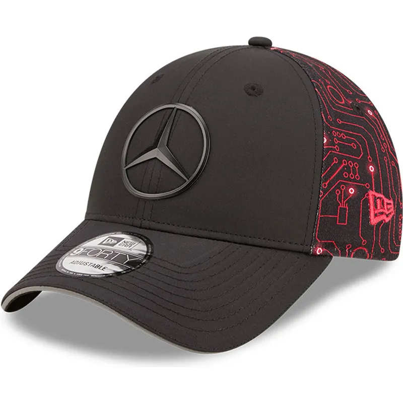 kepsar-curva-svart-justerbart-band-9forty-esports-grand-prix-fran-mercedes-formula-1-av-new-era