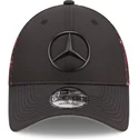 justerbar-svart-och-rod-bojd-keps-9forty-esports-grand-prix-mercedes-formula-1-fran-new-era