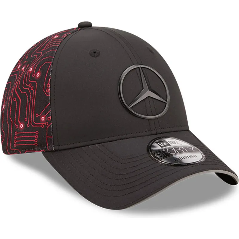 kepsar-curva-svart-justerbart-band-9forty-esports-grand-prix-fran-mercedes-formula-1-av-new-era