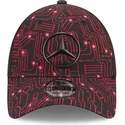 kepsar-curva-rod-justerbart-band-9forty-esports-grand-prix-fran-mercedes-formula-1-av-new-era