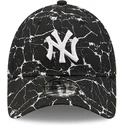 new-era-new-york-yankees-mlb-9forty-justerbar-svart-kurvkeps-marble