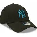 new-era-new-york-yankees-mlb-9forty-league-essential-justerbar-svart-bojd-keps-med-bla-logga-for-barn