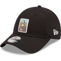 svart-justerbar-bojd-keps-9forty-patch-mona-lisa-le-louvre-fran-new-era