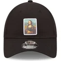 svart-justerbar-bojd-keps-9forty-patch-mona-lisa-le-louvre-fran-new-era