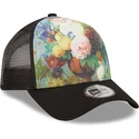 svart-truckerkeps-9forty-e-frame-flowers-le-louvre-fran-new-era