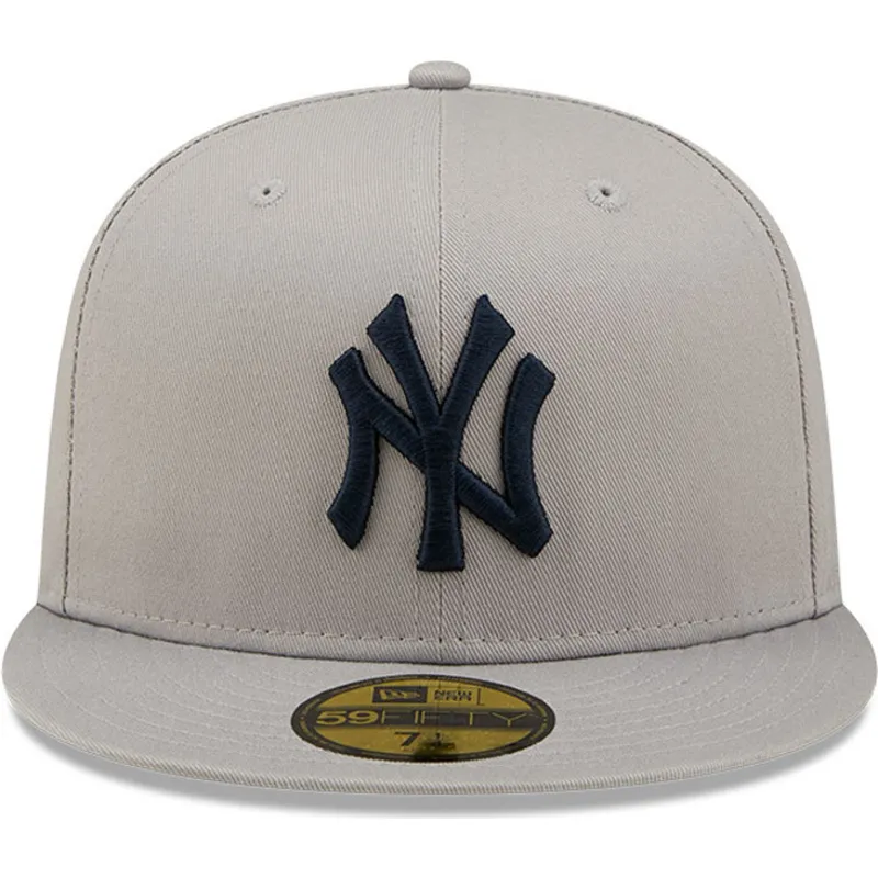 kepsar-plana-gra-justerad-59fifty-parche-lateral-world-series-fran-new-york-yankees-mlb-av-new-era