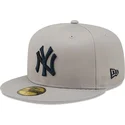 kepsar-plana-gra-justerad-59fifty-parche-lateral-world-series-fran-new-york-yankees-mlb-av-new-era