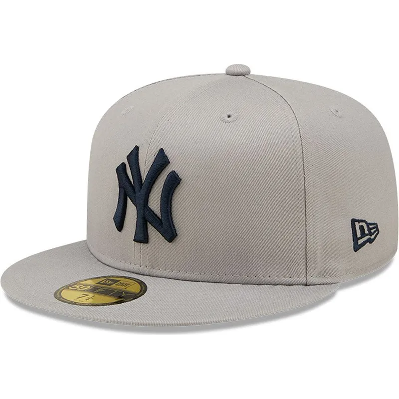 kepsar-plana-gra-justerad-59fifty-parche-lateral-world-series-fran-new-york-yankees-mlb-av-new-era