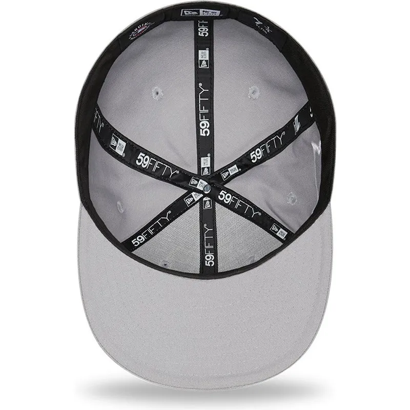 kepsar-plana-gra-justerad-59fifty-parche-lateral-world-series-fran-new-york-yankees-mlb-av-new-era