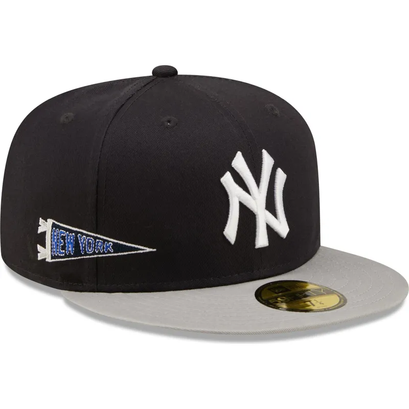 marinbla-och-gra-fitted-platt-keps-59fifty-team-city-patch-fran-new-york-yankees-mlb-av-new-era