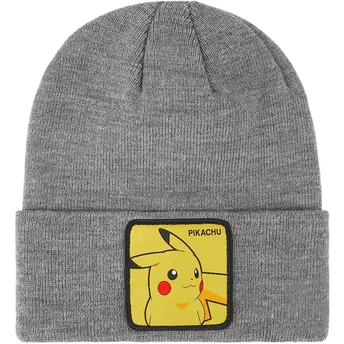 Grå Pikachu mössa BON PIK2 Pokémon från Capslab