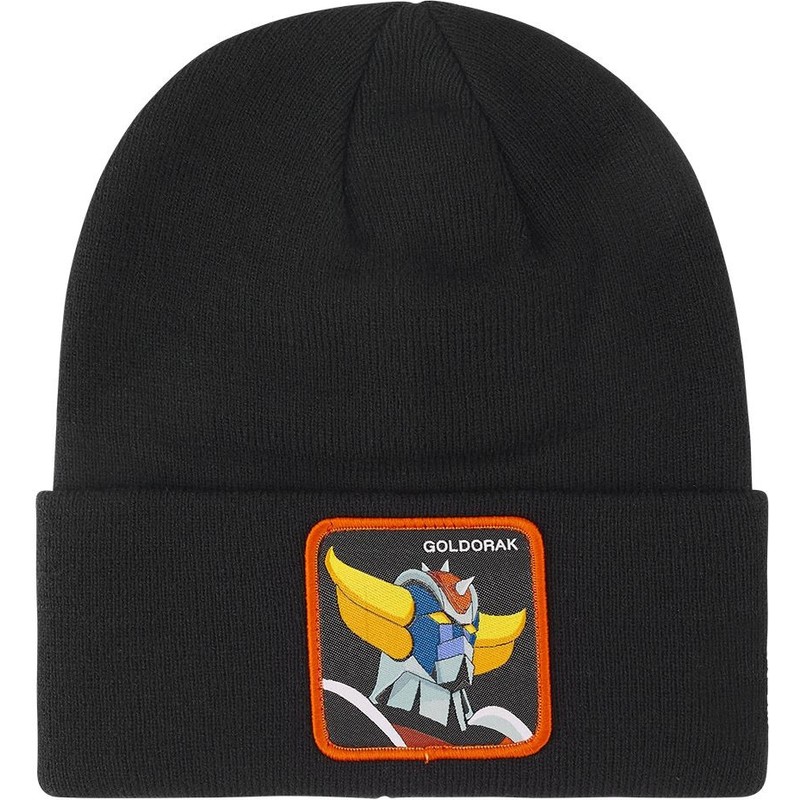 capslab-robot-grendizer-goldorak-bon-gol1-black-beanie