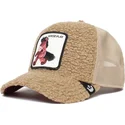 kepsar-curva-brun-snapback-de-borreguillo-caballo-fran-peluche-horse-play-the-farm-the-farm-av-goorin-bros