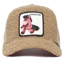 kepsar-curva-brun-snapback-de-borreguillo-caballo-fran-peluche-horse-play-the-farm-the-farm-av-goorin-bros