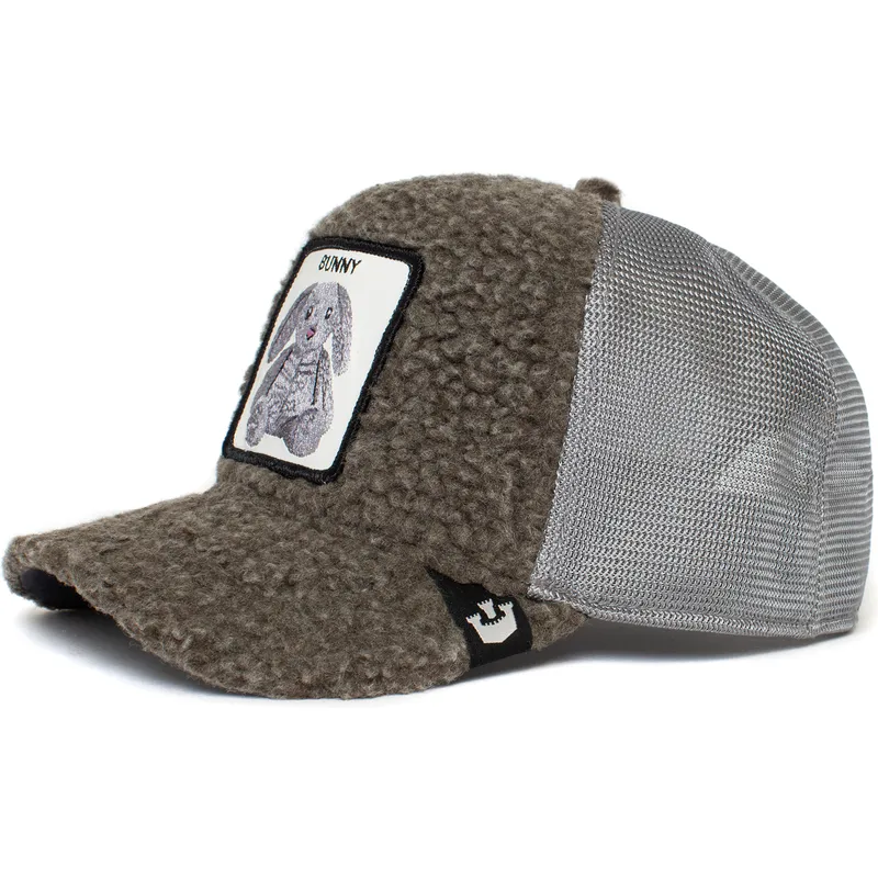 kepsar-curva-brun-snapback-de-borreguillo-conejo-fran-peluche-bunny-business-the-farm-the-farm-av-goorin-bros
