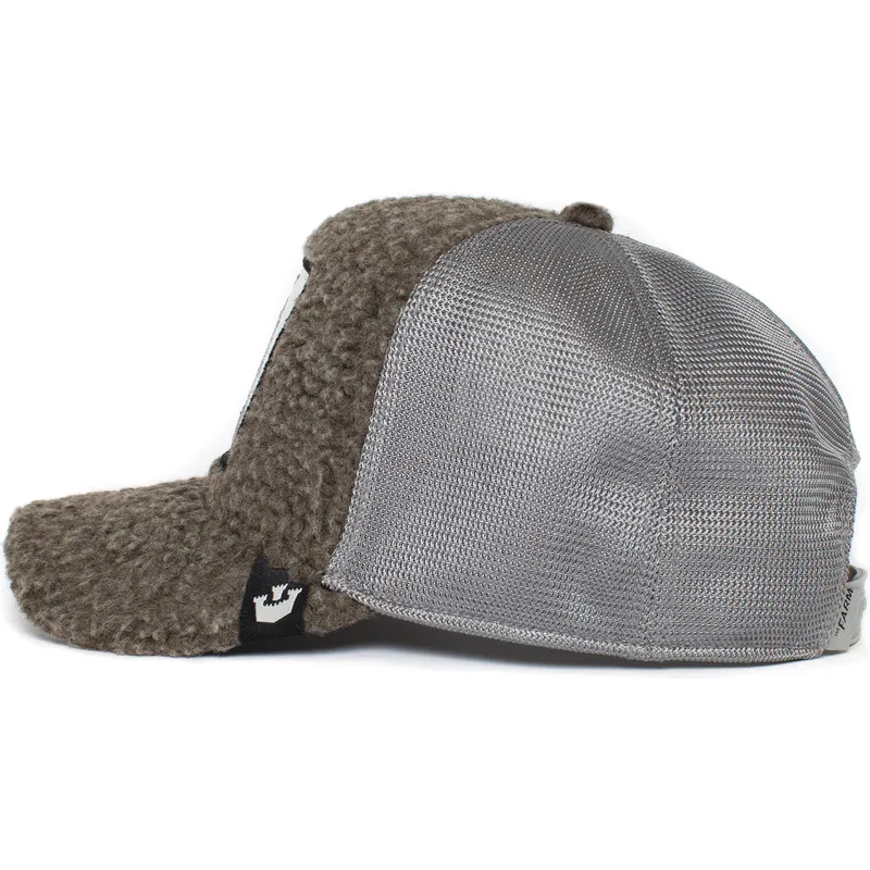 kepsar-curva-brun-snapback-de-borreguillo-conejo-fran-peluche-bunny-business-the-farm-the-farm-av-goorin-bros