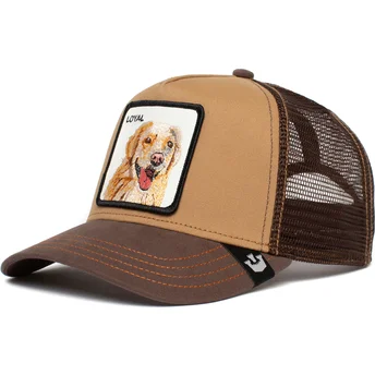 truckerkeps-brun-hund-labrador-retriever-the-loyal-dog-the-farm-fran-goorin-bros