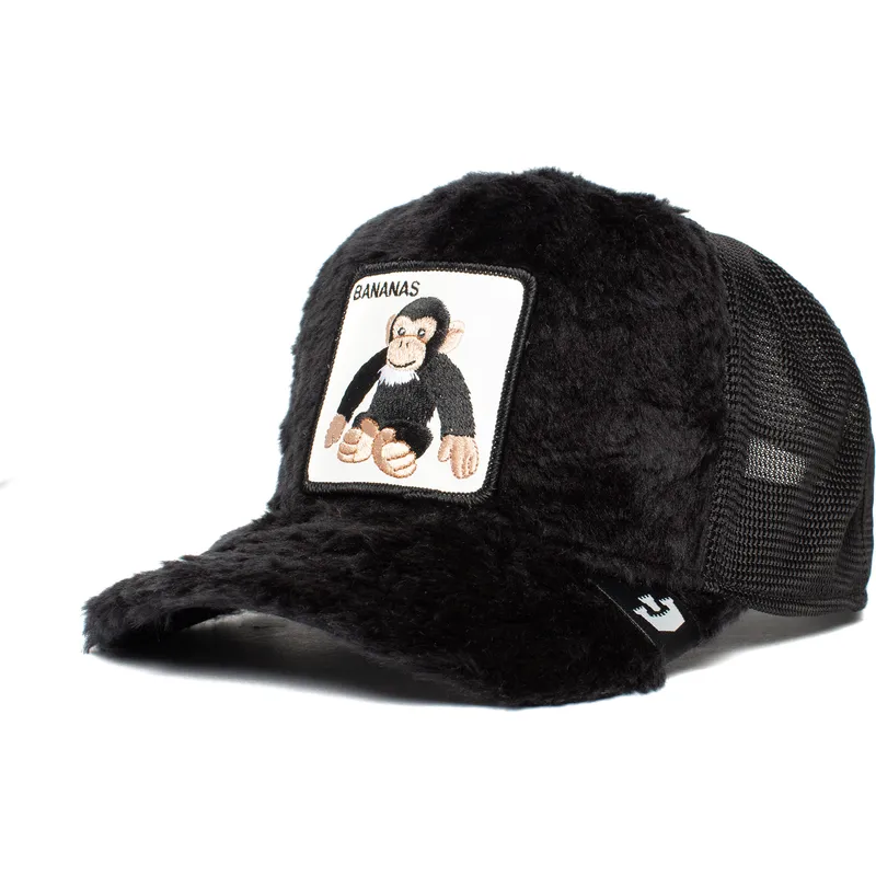 kepsar-curva-svart-snapback-for-barn-de-borreguillo-mono-fran-peluche-bananas-little-nanner-the-farm-the-farm-av-goorin-bros