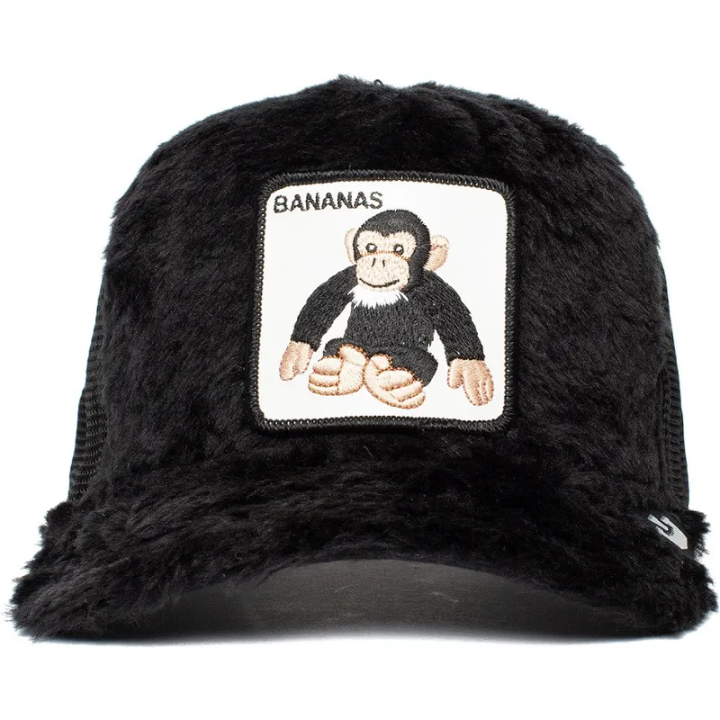 kepsar-curva-svart-snapback-for-barn-de-borreguillo-mono-fran-peluche-bananas-little-nanner-the-farm-the-farm-av-goorin-bros