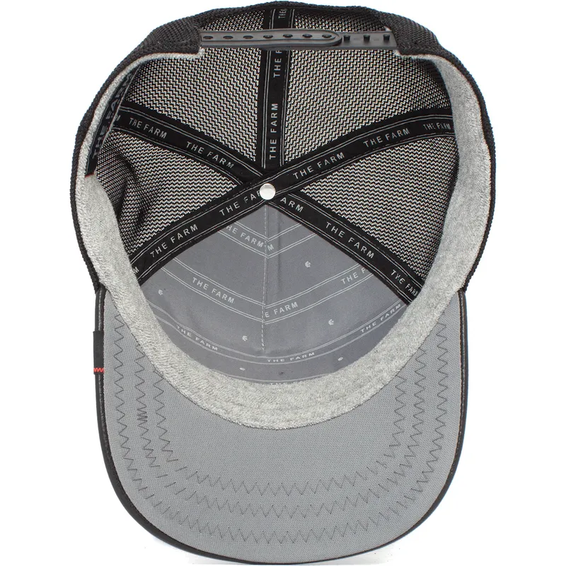 svart-trucker-keps-for-barn-dinosaurie-t-rex-little-monster-the-farm-fran-goorin-bros