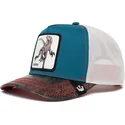 goorin-bros-velociraptor-clever-little-raptor-the-farm-bla-vit-och-svart-truckerkeps-for-barn