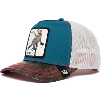 goorin-bros-velociraptor-clever-little-raptor-the-farm-bla-vit-och-svart-truckerkeps-for-barn