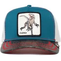 goorin-bros-velociraptor-clever-little-raptor-the-farm-bla-vit-och-svart-truckerkeps-for-barn
